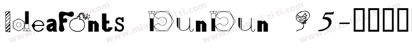 ldeaFonts DunDun 95字体转换